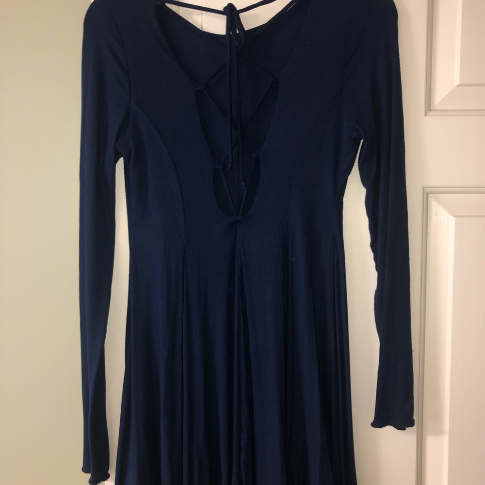 Free People Beach Lace-up Skater dress
